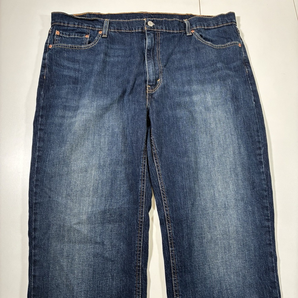 Levi's 541 Jeans 42x30 Athletic Taper Blue Faded Whisker USA Cowboy (Tag 42x32) - Picture 2 of 10